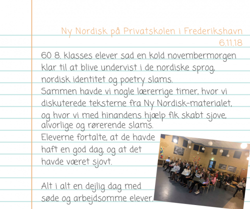 Ny Nordisk på Privatskolen i Frederikshavn